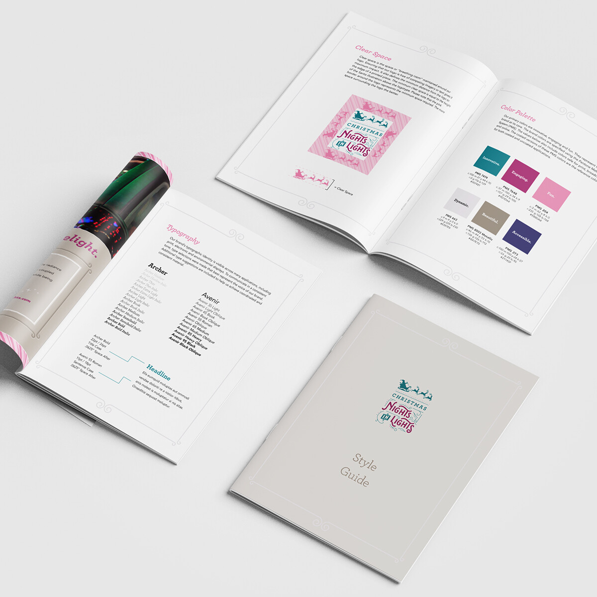 Christmas Nights In Lights Brand by marketing agency REMIXED