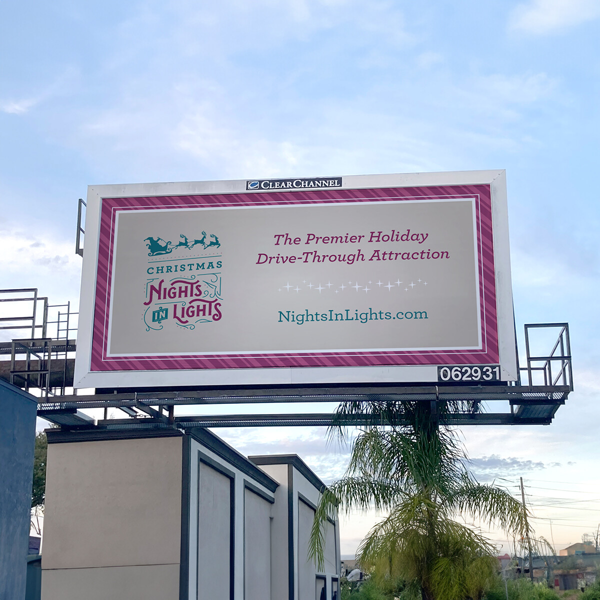 Christmas Nights In Lights Billboard by marketing agency REMIXED