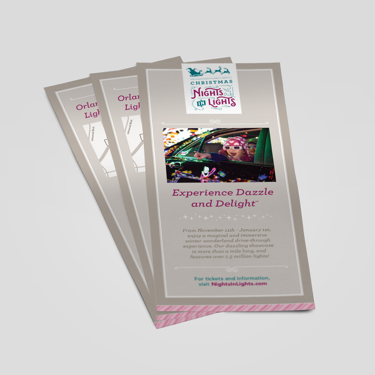 Christmas Nights In Lights brochure by marketing agency REMIXED