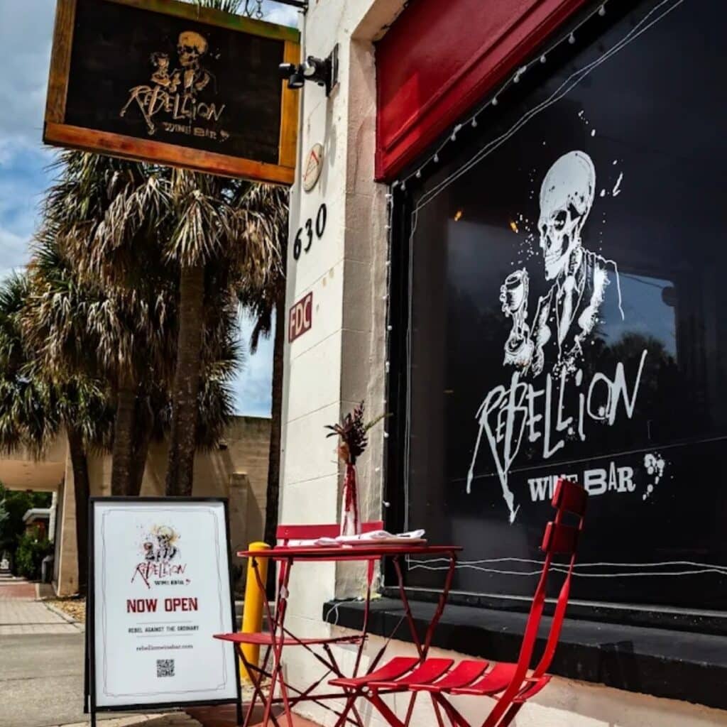 Rebellion Wine Bar Branding