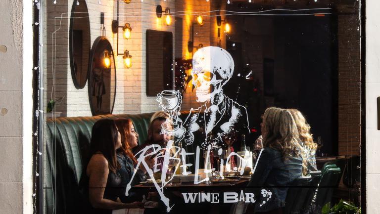 Rebellion Wine Bar Signage