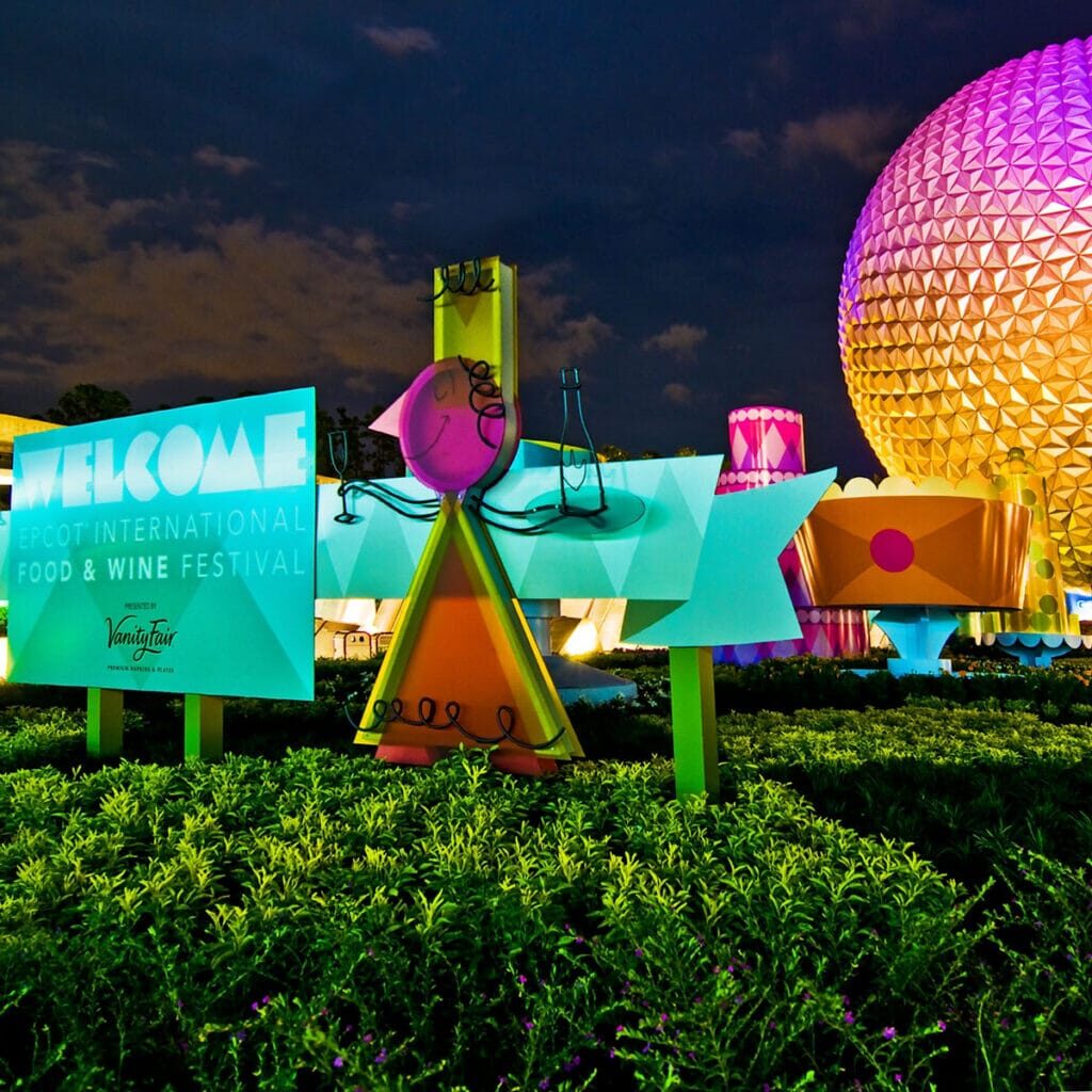 Food and Wine Festival Signage and Logo Design