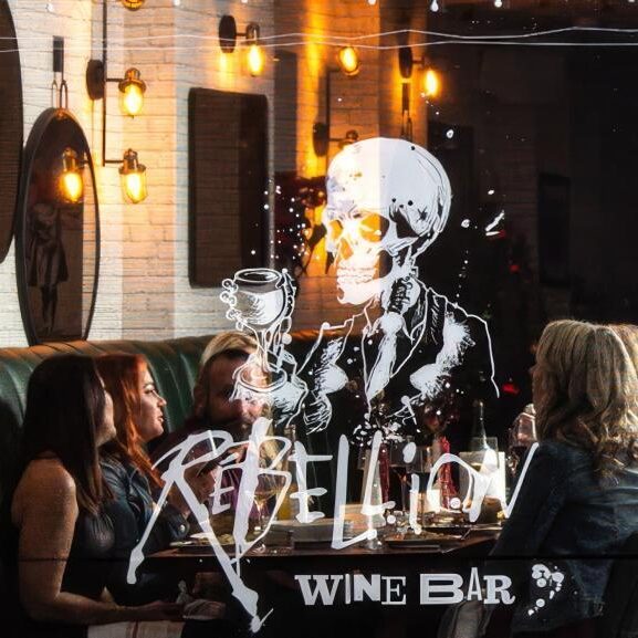 Rebellion Wine Bar Signage