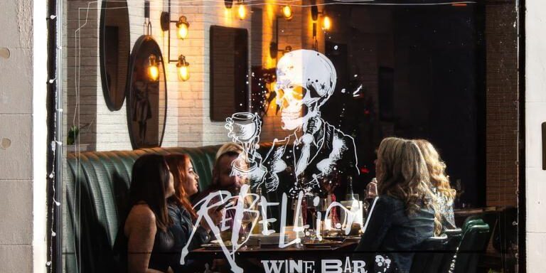 Rebellion Wine Bar Signage